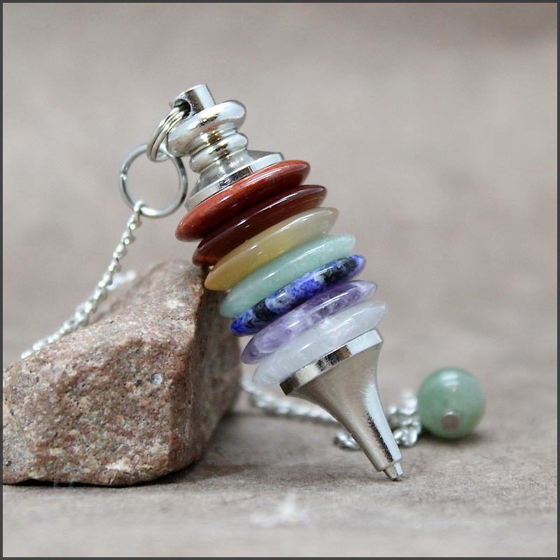 pendules des 7 chakras