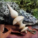 Pendule artisanal bois de pommier