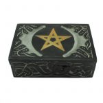 Boite à tarot en pierre noire