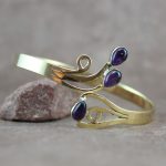 Bracelet améthyste triple