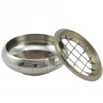 Brûle encens laiton chromé