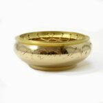 Brûle encens laiton doré