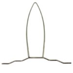 Lobe antenne laiton chromé petit modèle