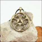Pendentif amulette de vie étain