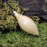 Pendule en bois de buis tourné