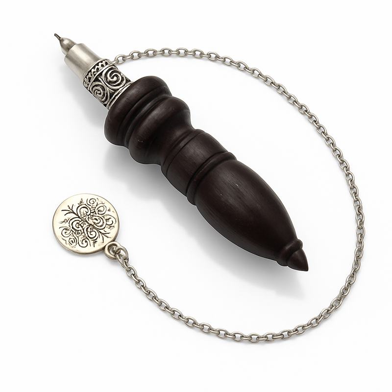 pendule divinatoire bois ebene