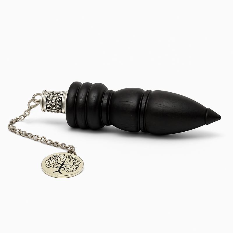 pendule divinatoire bois ebene