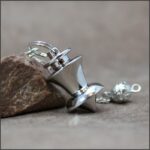 Petit pendule divinatoire chromé