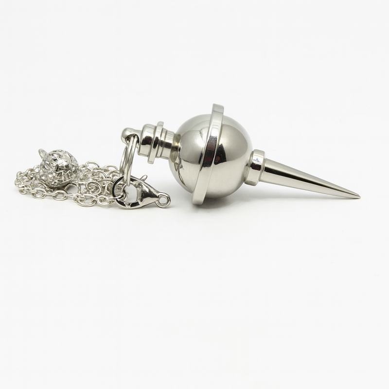 pendule divinatoire sphere et pointe