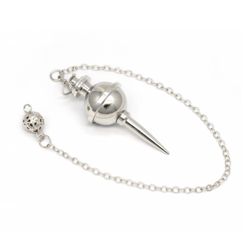pendule divinatoire sphere et pointe
