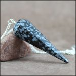 Pendule Obsidienne des neiges