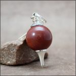 Pendule séphoroton Jaspe rouge