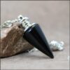 petit pendule cone onyx