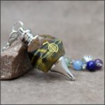 Pendule reiki en Oeil de tigre
