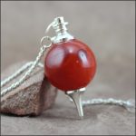 Pendule séphoroton en Cornaline