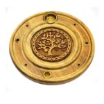 Porte encens circulaire bois