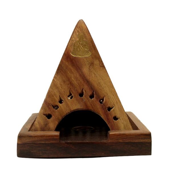 porte encens bois