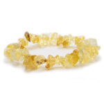 bracelet chips de citrine