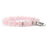 Bracelet indien quartz rose