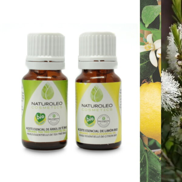 Duo huiles essentielles citron et tea tree