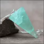 Pendule cône fluorite