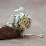 Pendule reiki Jaspe Dalmatien