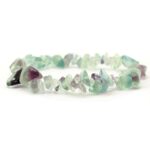 bracelet chips de fluorite