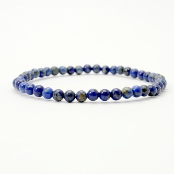 Bracelet lapis lazuli 4 mm