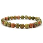 Bracelet unakite 6 mm