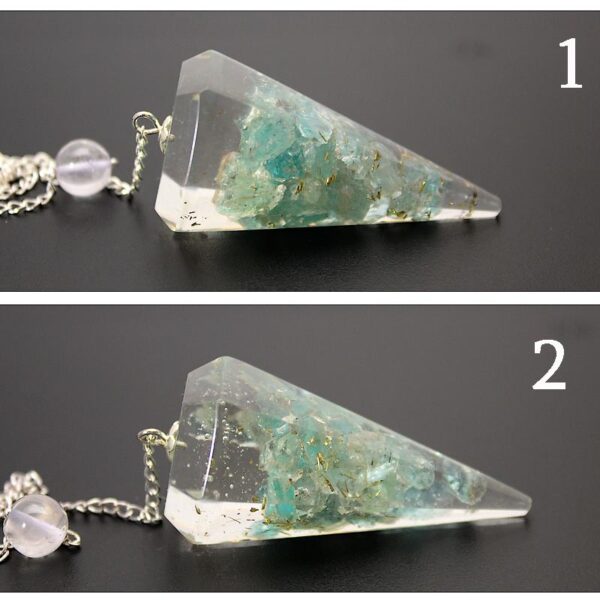 pendule orgonite apatite