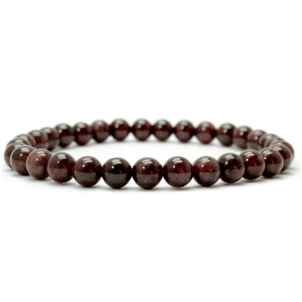 Bracelet grenat rouge