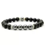 Bracelet Hématite - Agate