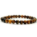 Bracelet oeil de tigre 6 mm