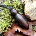 Pendule divinatoire en ébène