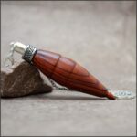 Pendule artisanal bois de cocobolo