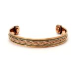 Bracelet cuivre tressé