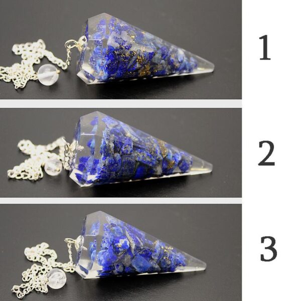 pendule orgonite lapis