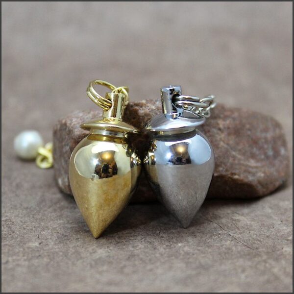 pendule goutte metal