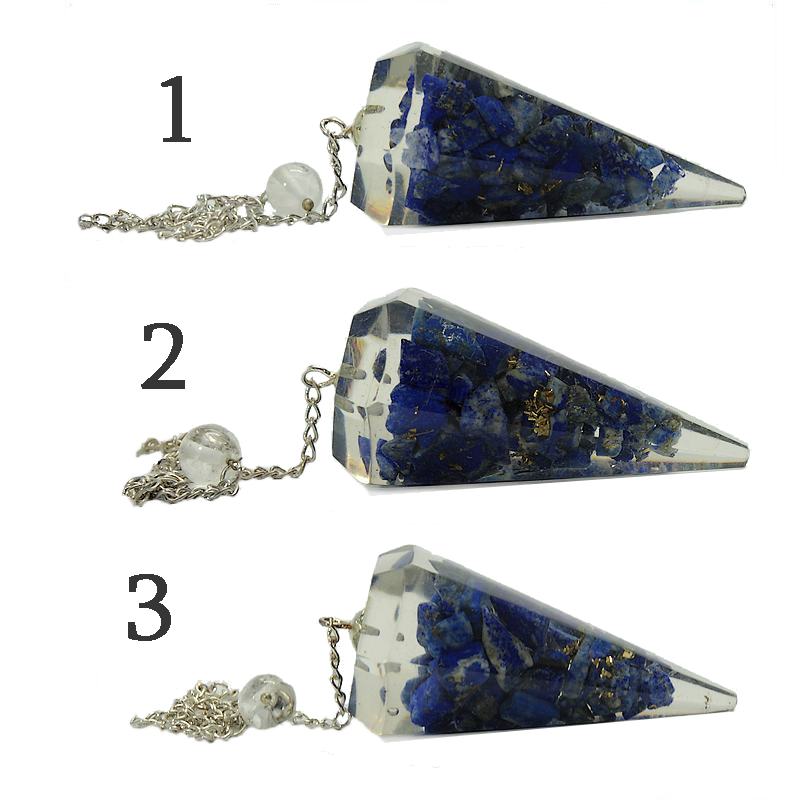 pendule lapis lazuli orgonite