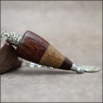 Pendule bois artisanal: Cocobolo, Angélique et Cumaru