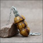 Pendule divinatoire bois de serpent