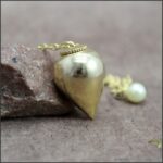 Pendule goutte d'eau métal