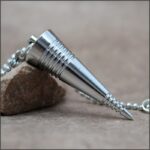 Pendule divinatoire médium chromé