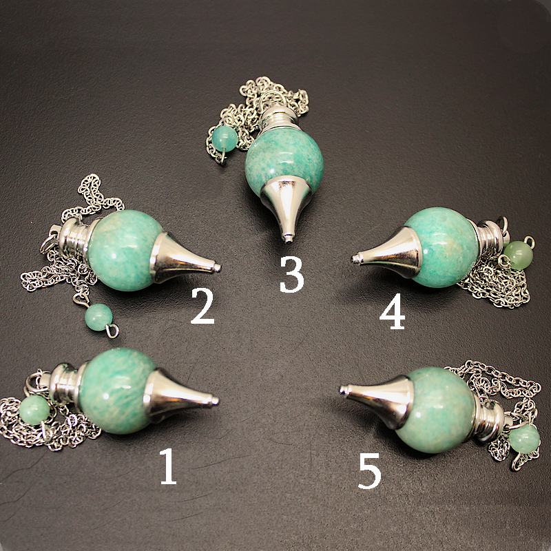 pendule sphere amazonite
