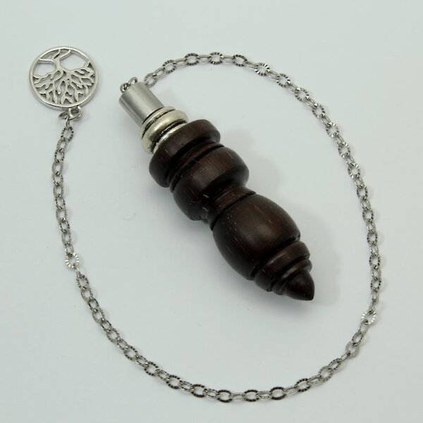 pendule divinatoire en bois de fer