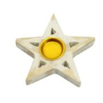 Petit porte encens bois blanchi