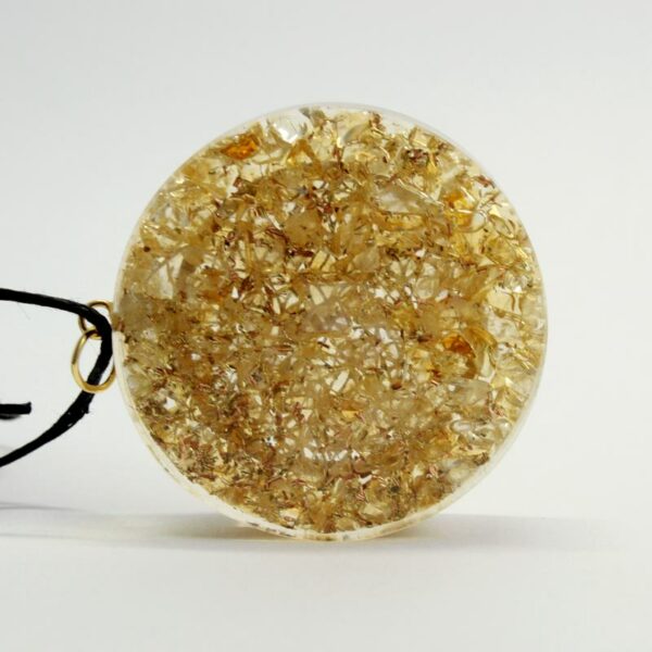 pendentif orgonite citrine