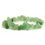 Bracelet chips aventurine verte