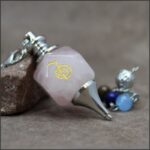 Pendule reiki quartz rose