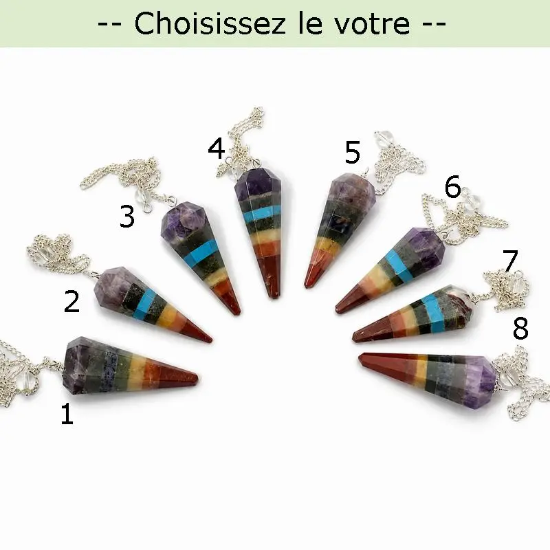pendule des sept chakras